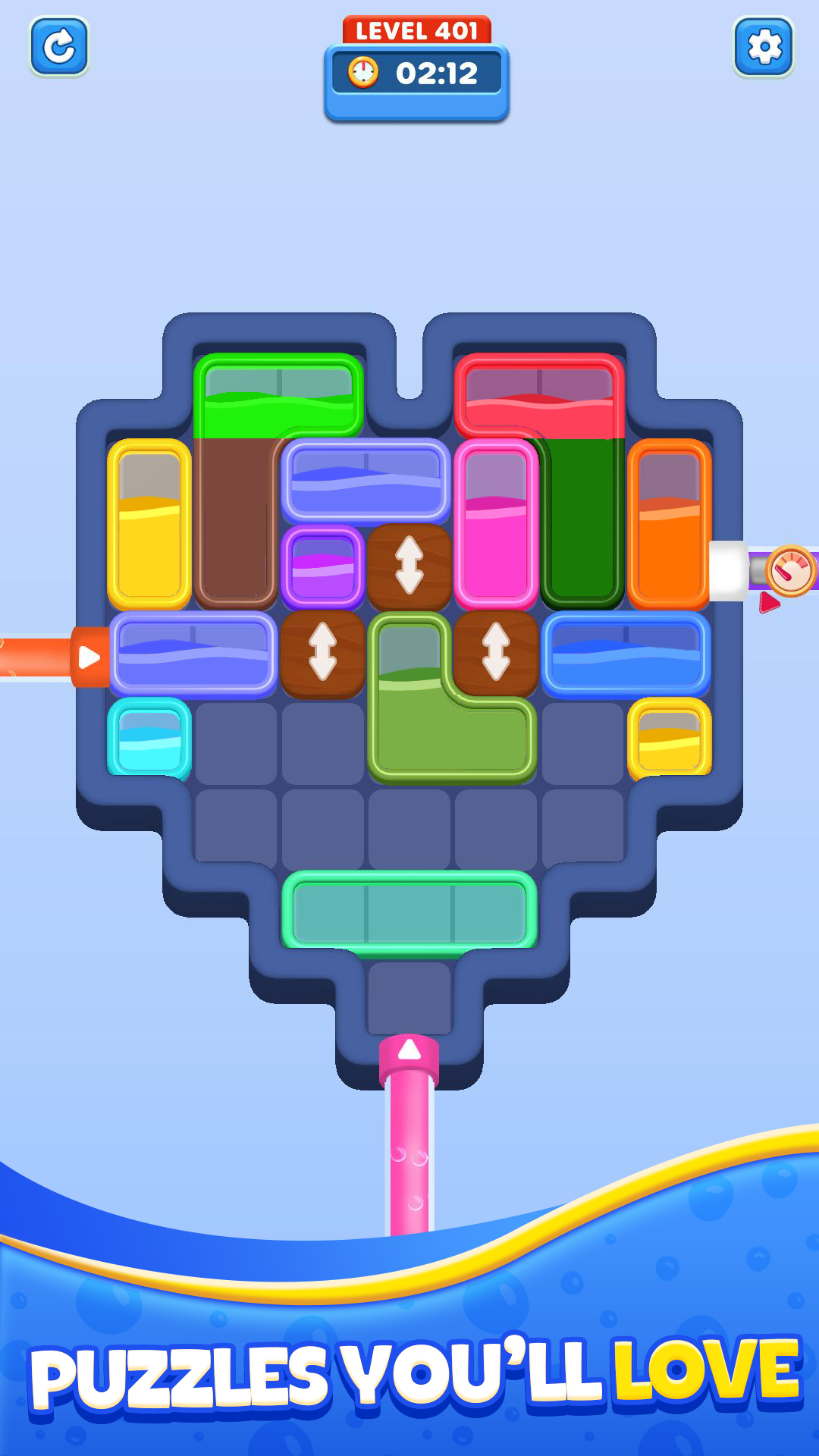 Water Out Puzzle Level 261