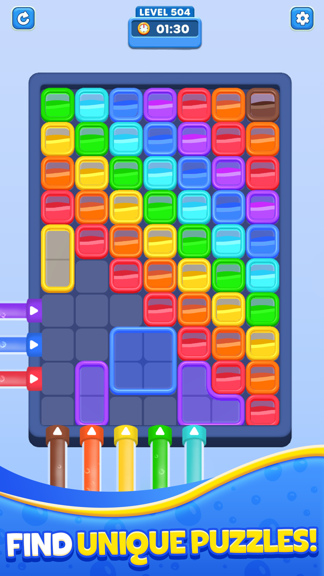 Water Out Puzzle Level 11