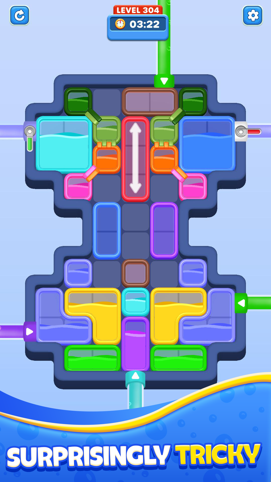 Water Out Puzzle Level 216