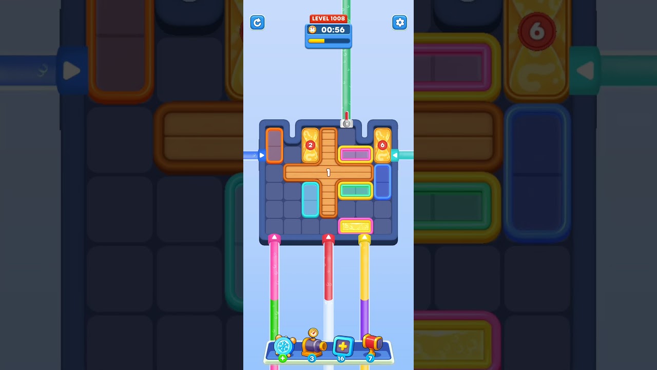 Water Out Puzzle Level 1008: Water Out Puzzle Level 1008