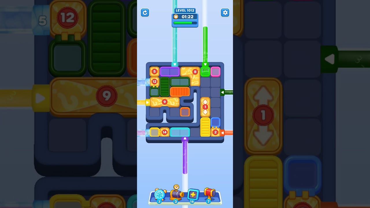 Water Out Puzzle Level 1012: Water Out Puzzle Level 1012