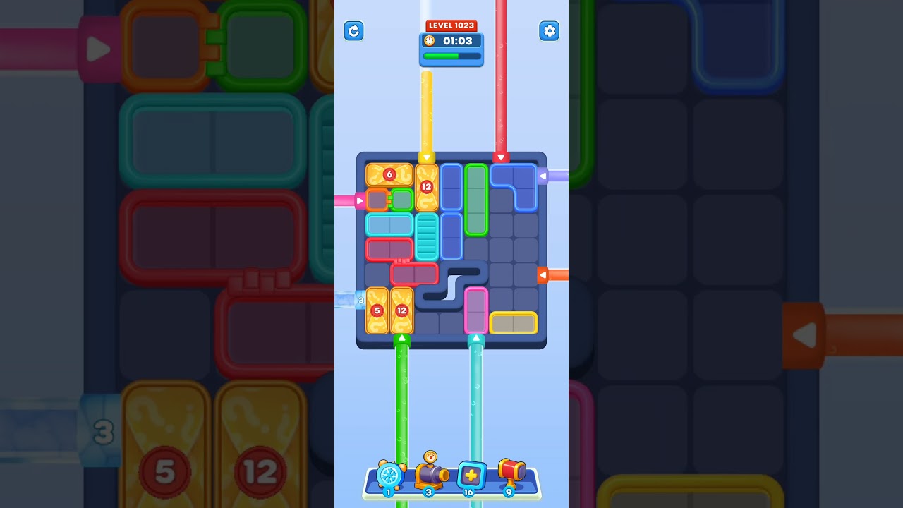 Water Out Puzzle Level 1023: Water Out Puzzle Level 1023