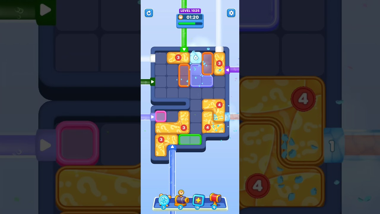 Water Out Puzzle Level 1025: Water Out Puzzle Level 1025
