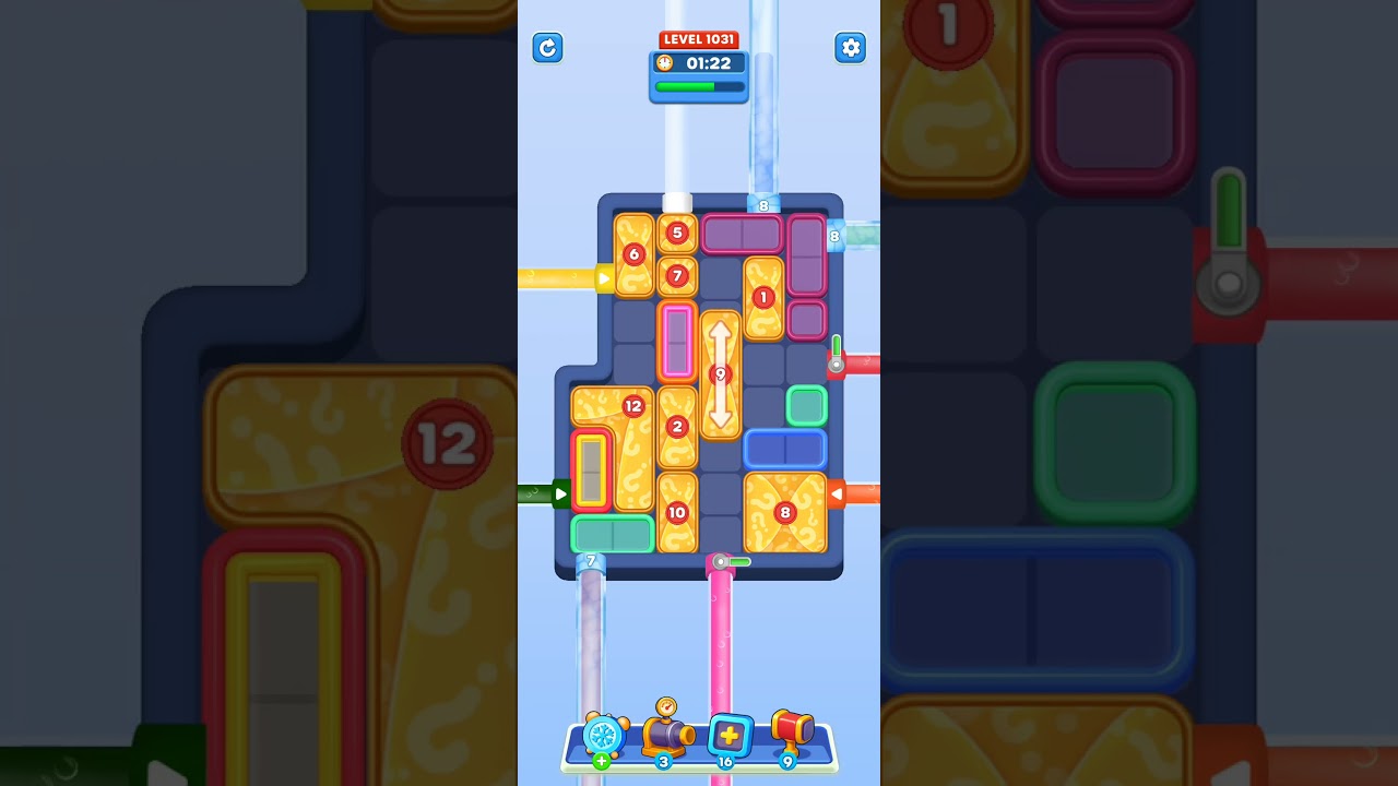 Water Out Puzzle Level 1031: Water Out Puzzle Level 1031