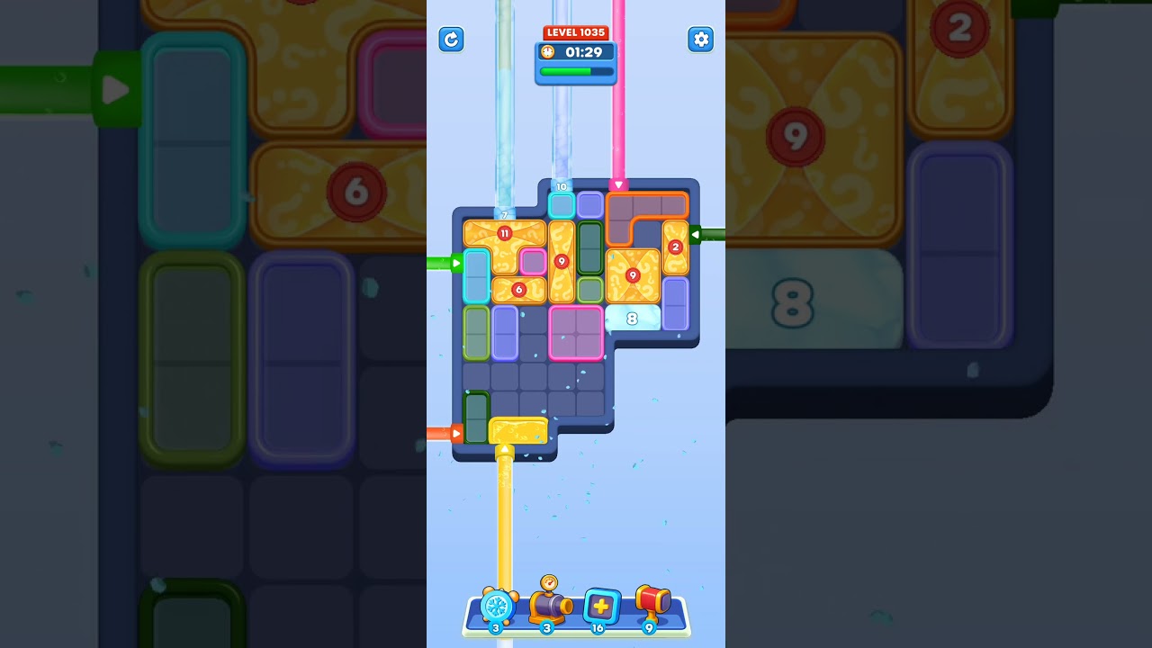 Water Out Puzzle Level 1035: Water Out Puzzle Level 1035