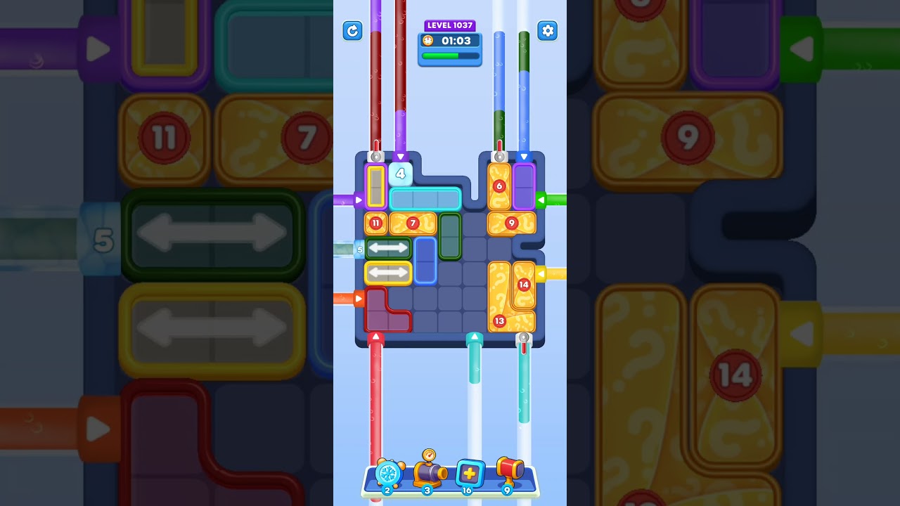 Water Out Puzzle Level 1037: Water Out Puzzle Level 1037