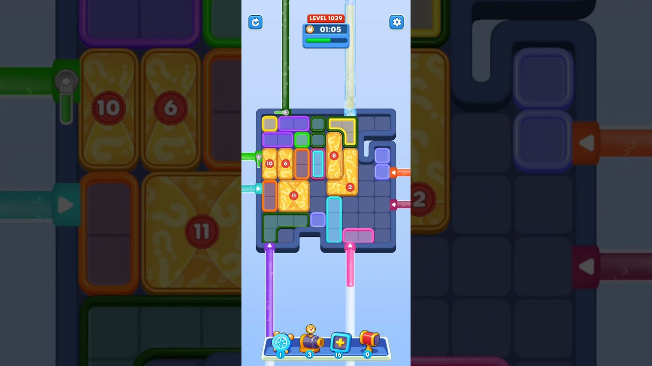 Water Out Puzzle Level 1039: Water Out Puzzle Level 1039