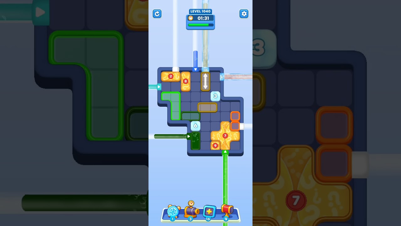 Water Out Puzzle Level 1040: Water Out Puzzle Level 1040