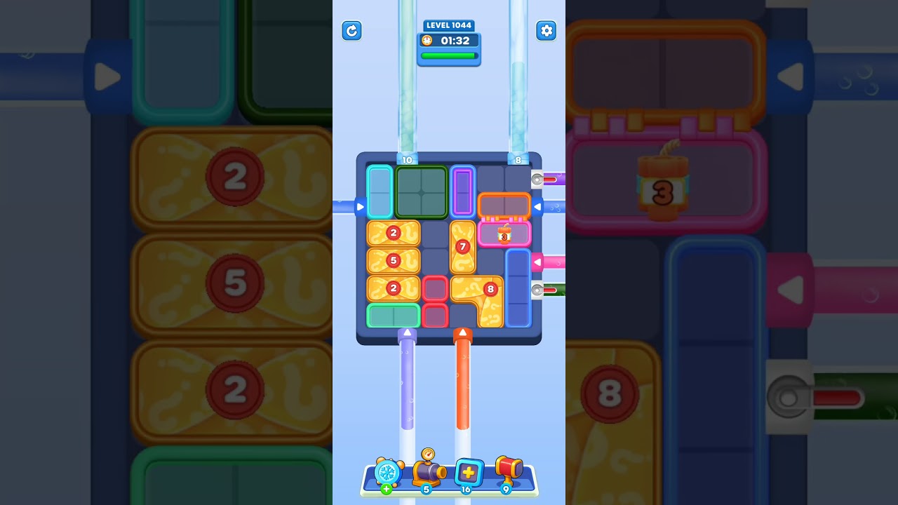 Water Out Puzzle Level 1044: Water Out Puzzle Level 1044