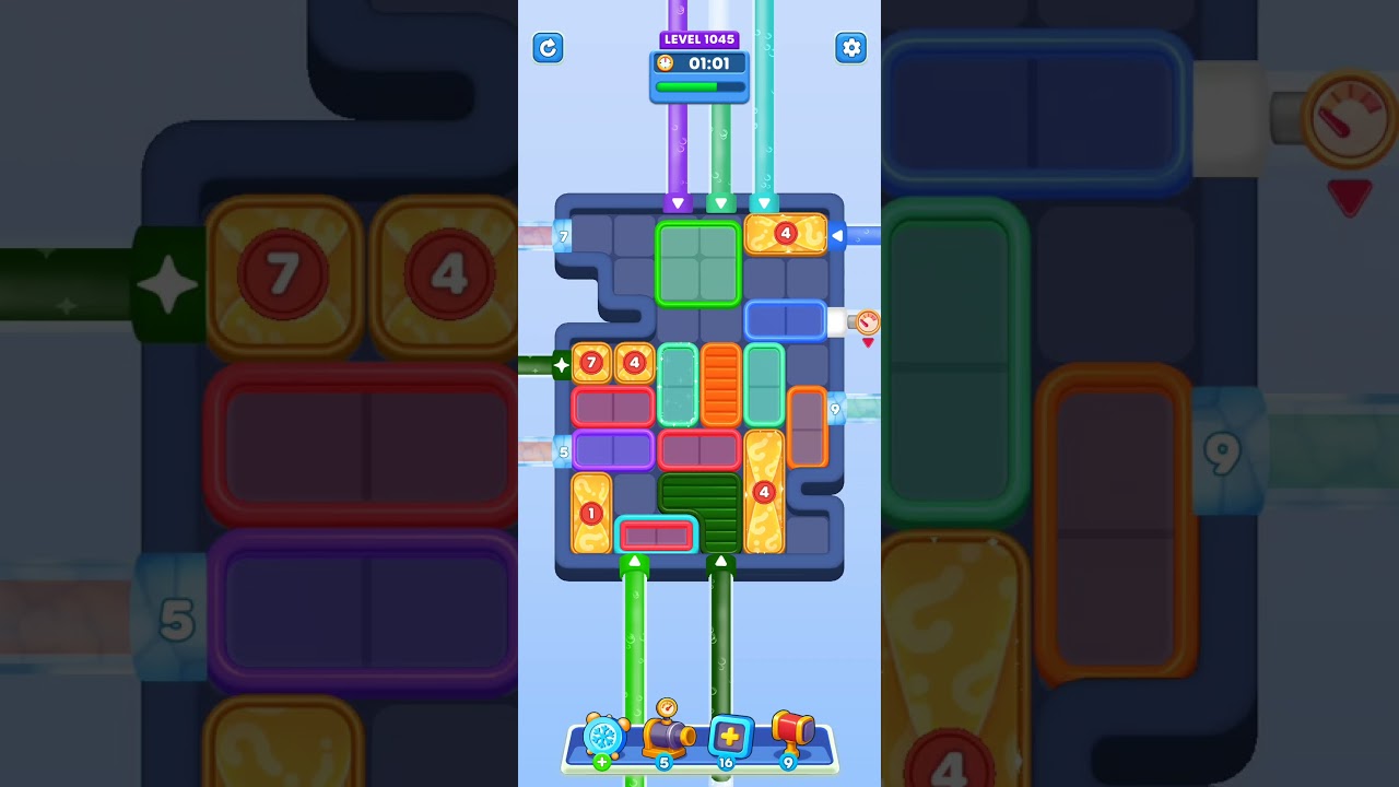 Water Out Puzzle Level 1045: Water Out Puzzle Level 1045