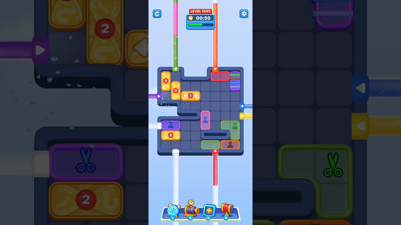 Water Out Puzzle Level 1059: Water Out Puzzle Level 1059