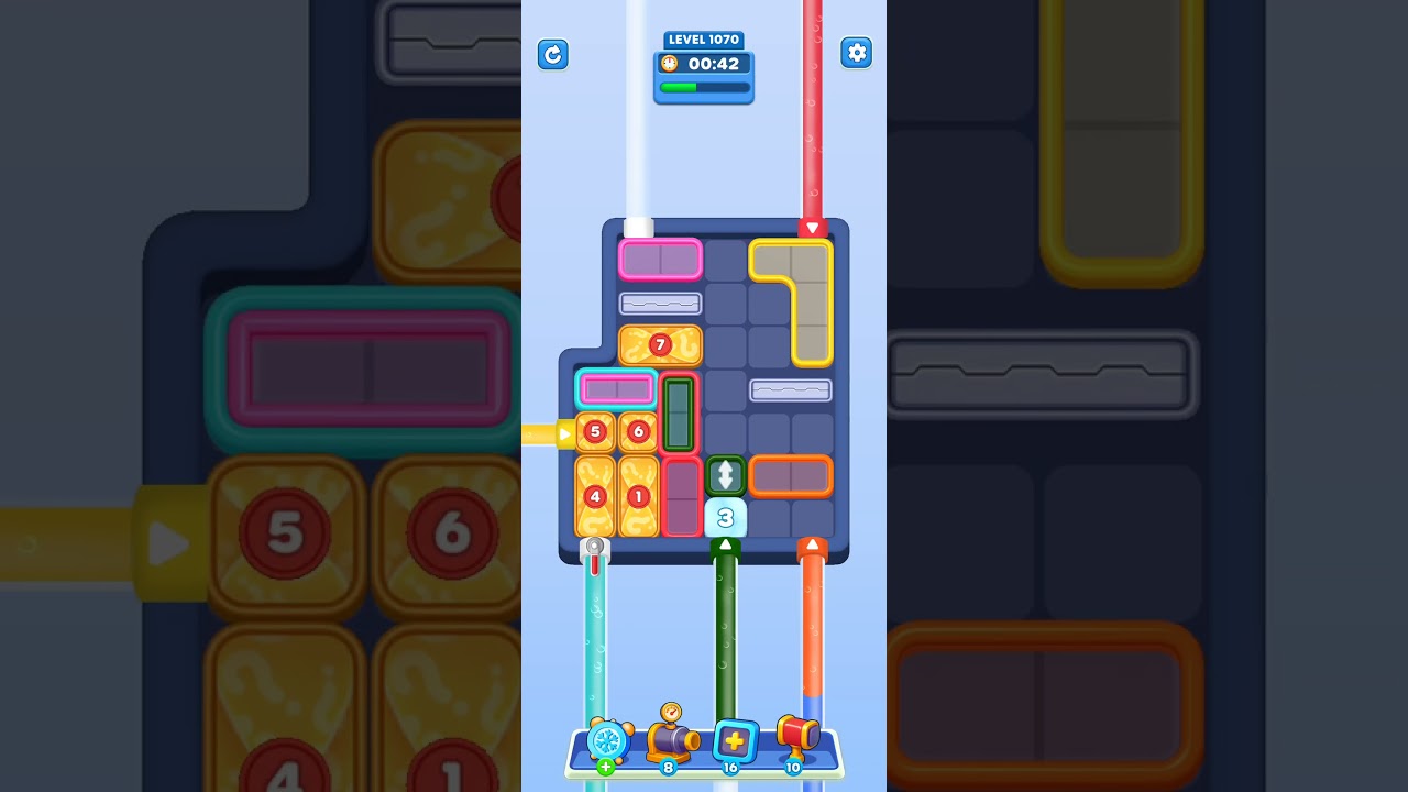 Water Out Puzzle Level 1070: Water Out Puzzle Level 1070