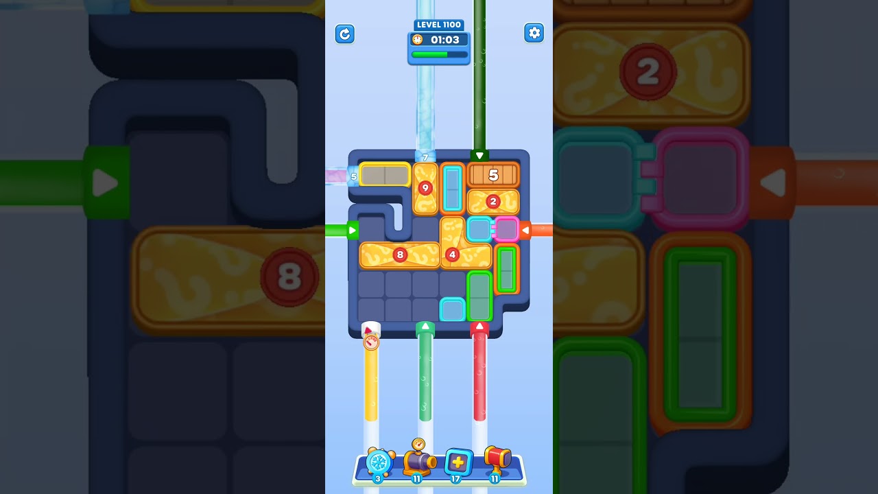 Water Out Puzzle Level 1100: Water Out Puzzle Level 1100