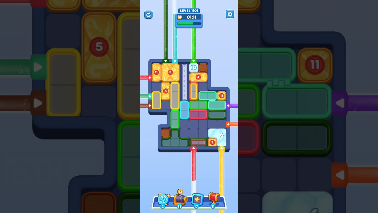 Water Out Puzzle Level 1101: Water Out Puzzle Level 1101