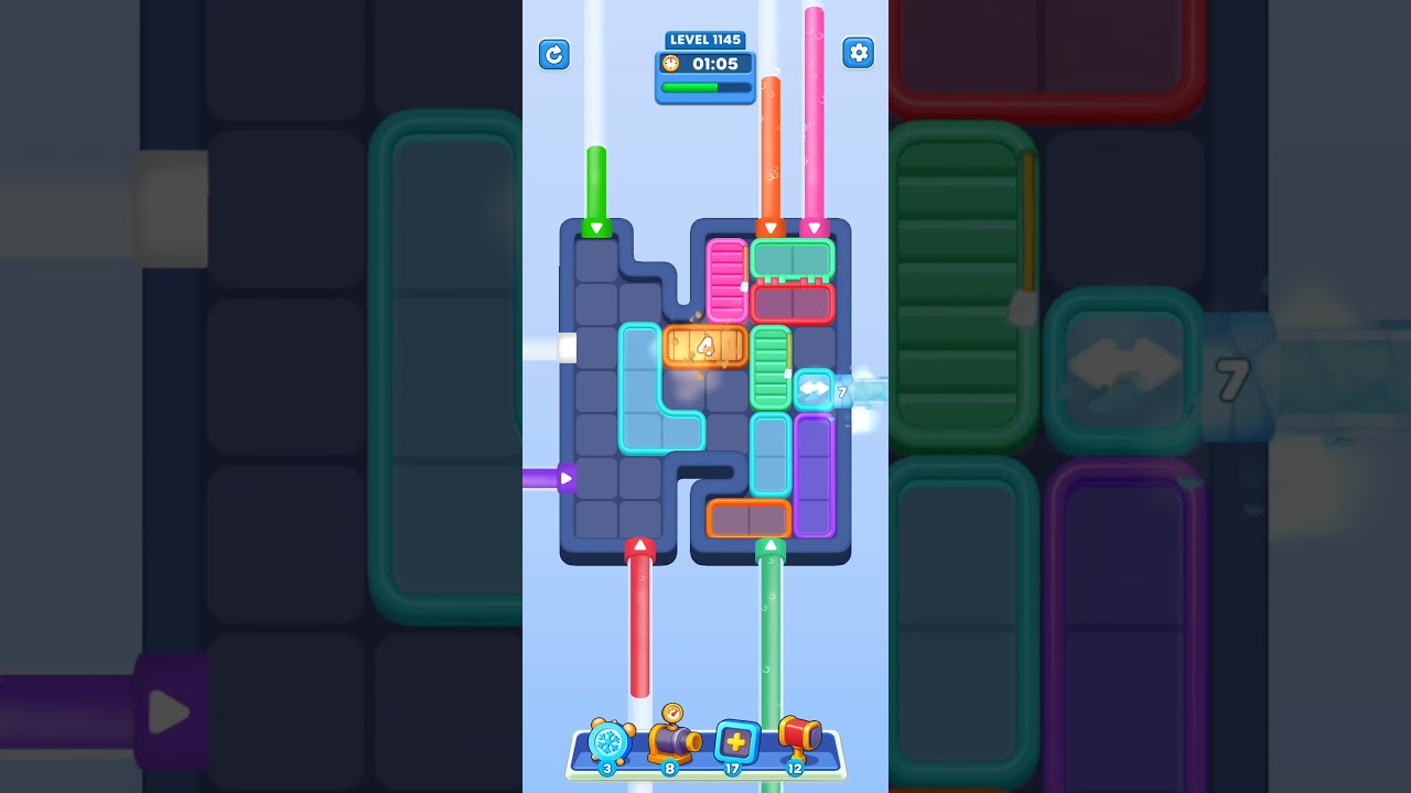 Water Out Puzzle Level 1145: Water Out Puzzle Level 1145