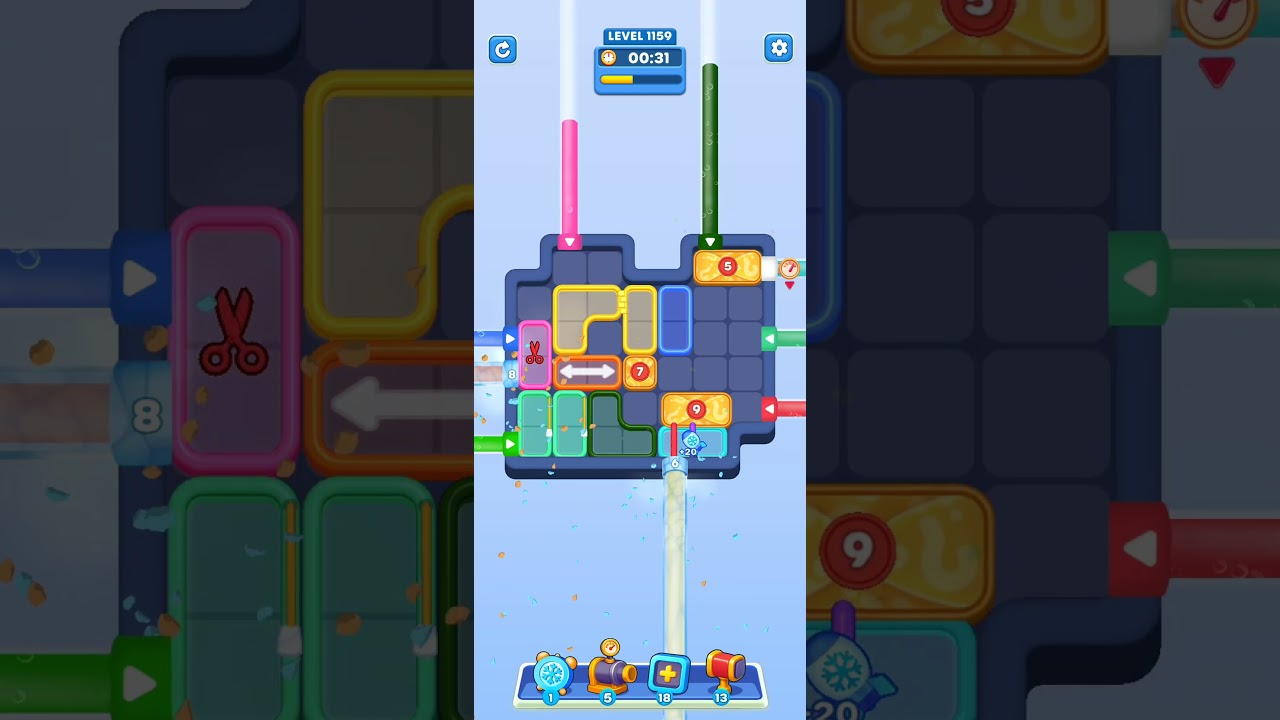 Water Out Puzzle Level 1159: Water Out Puzzle Level 1159