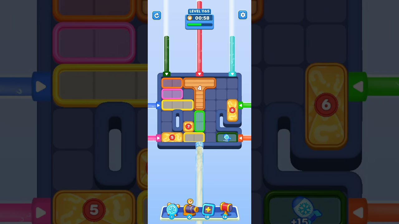Water Out Puzzle Level 1165: Water Out Puzzle Level 1165