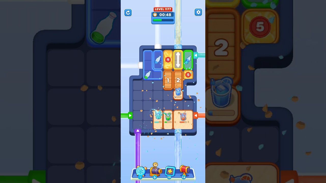Water Out Puzzle Level 1177: Water Out Puzzle Level 1177
