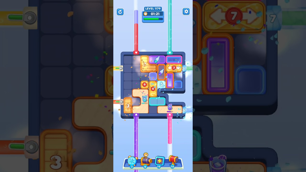 Water Out Puzzle Level 1179: Water Out Puzzle Level 1179