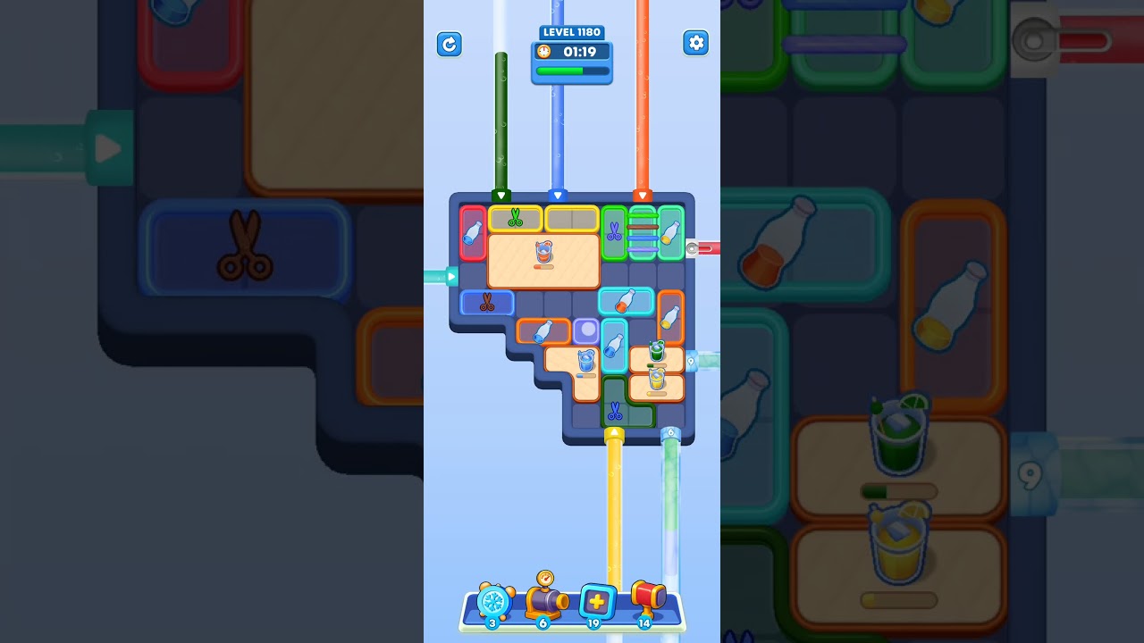 Water Out Puzzle Level 1180: Water Out Puzzle Level 1180