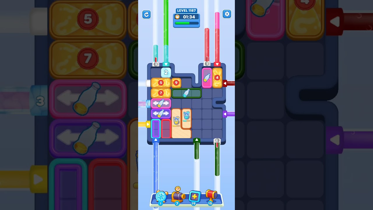 Water Out Puzzle Level 1187: Water Out Puzzle Level 1187