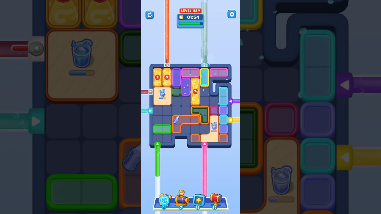 Water Out Puzzle Level 1189: Water Out Puzzle Level 1189