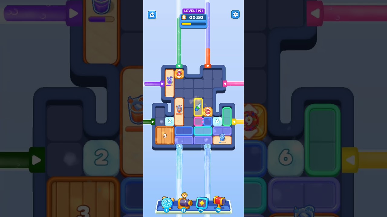 Water Out Puzzle Level 1191: Water Out Puzzle Level 1191