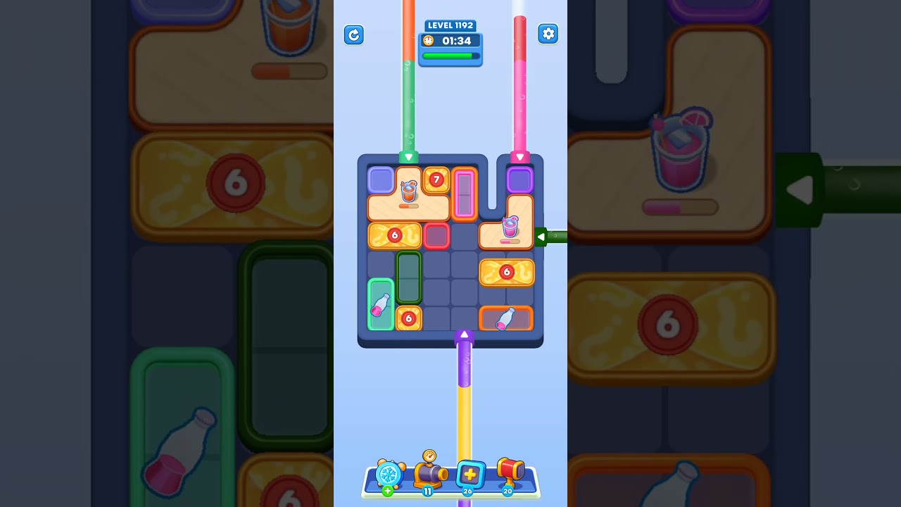 Water Out Puzzle Level 1192: Water Out Puzzle Level 1192