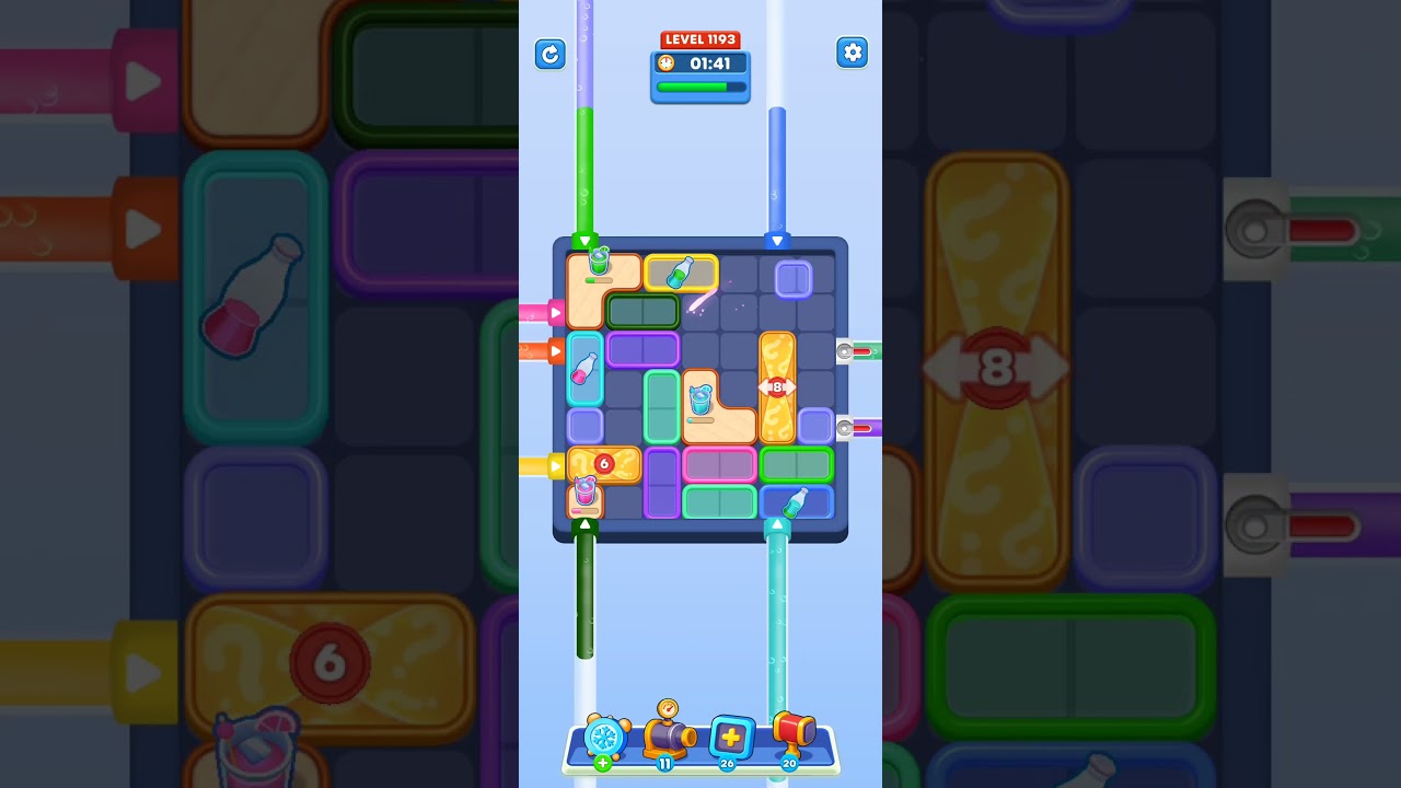 Water Out Puzzle Level 1193: Water Out Puzzle Level 1193