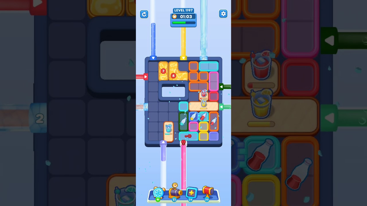 Water Out Puzzle Level 1197: Water Out Puzzle Level 1197
