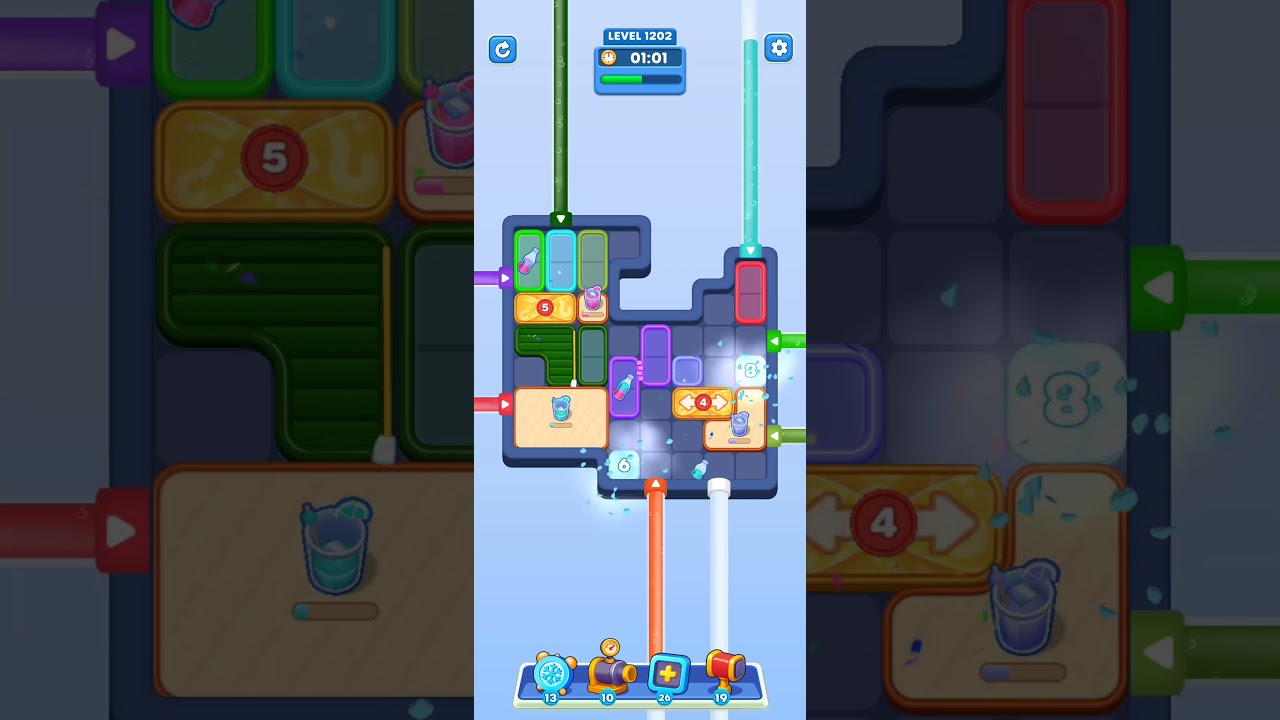 Water Out Puzzle Level 1202: Water Out Puzzle Level 1202