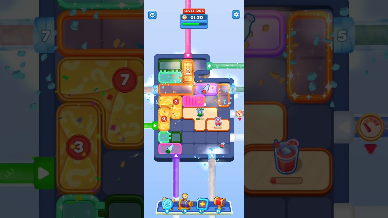 Water Out Puzzle Level 1205: Water Out Puzzle Level 1205