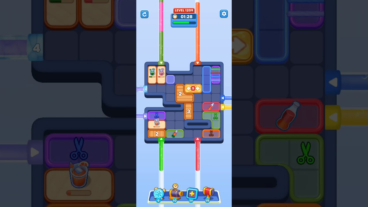 Water Out Puzzle Level 1209: Water Out Puzzle Level 1209