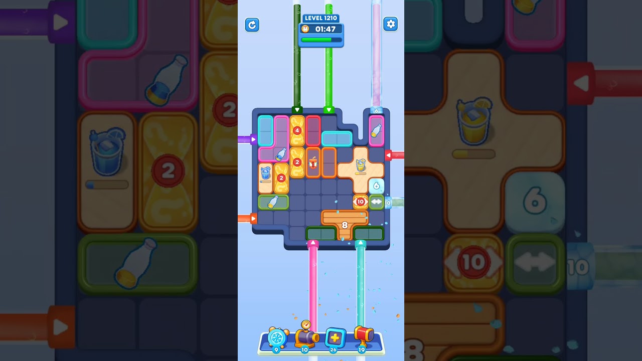 Water Out Puzzle Level 1210: Water Out Puzzle Level 1210