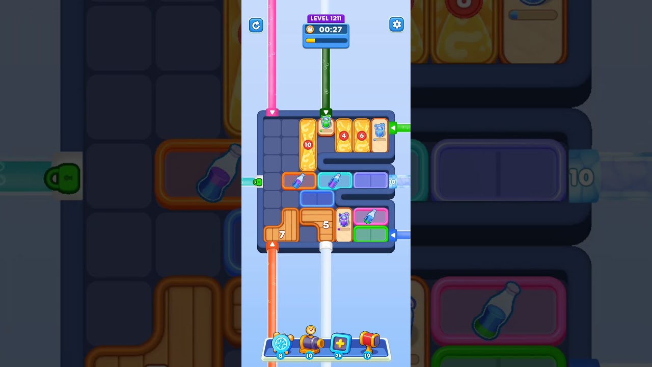 Water Out Puzzle Level 1211: Water Out Puzzle Level 1211