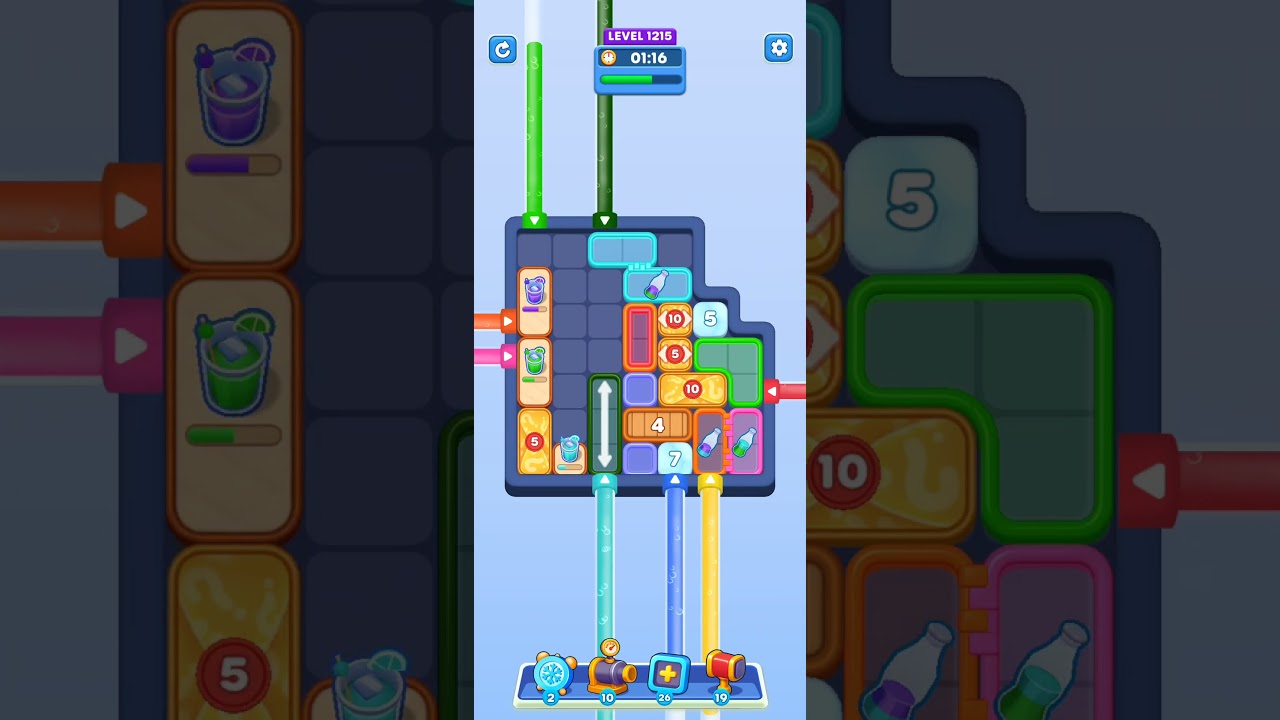 Water Out Puzzle Level 1215: Water Out Puzzle Level 1215