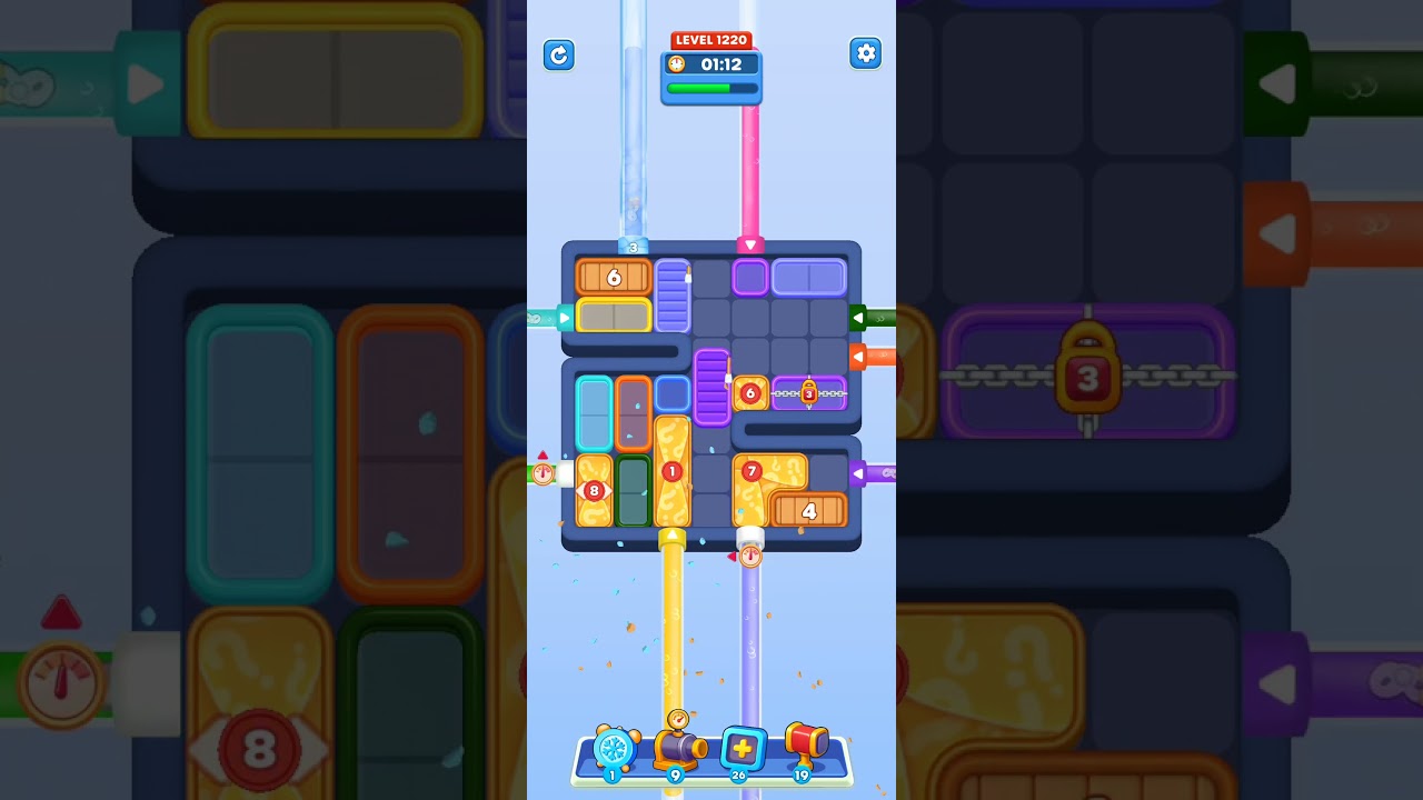Water Out Puzzle Level 1220: Water Out Puzzle Level 1220