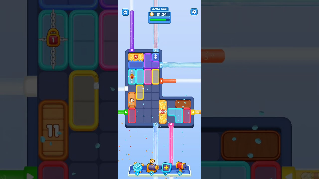 Water Out Puzzle Level 1221: Water Out Puzzle Level 1221