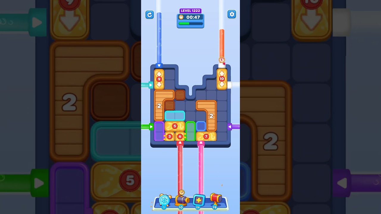 Water Out Puzzle Level 1222: Water Out Puzzle Level 1222