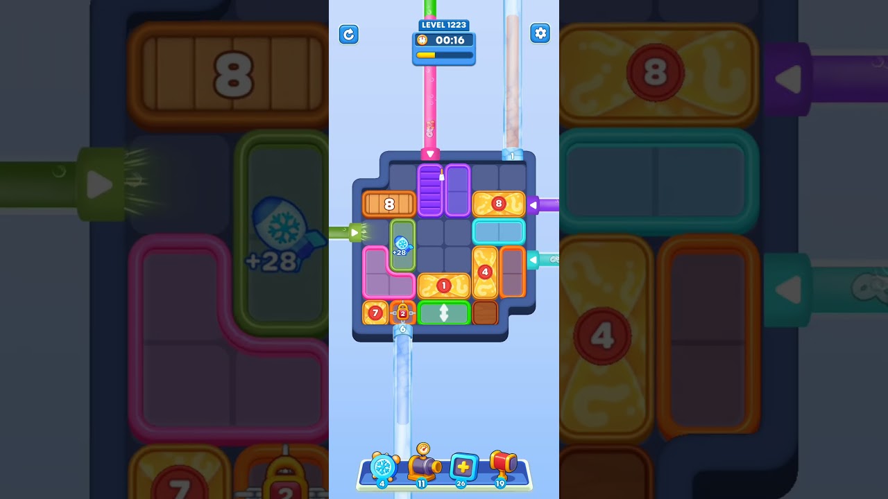 Water Out Puzzle Level 1223: Water Out Puzzle Level 1223