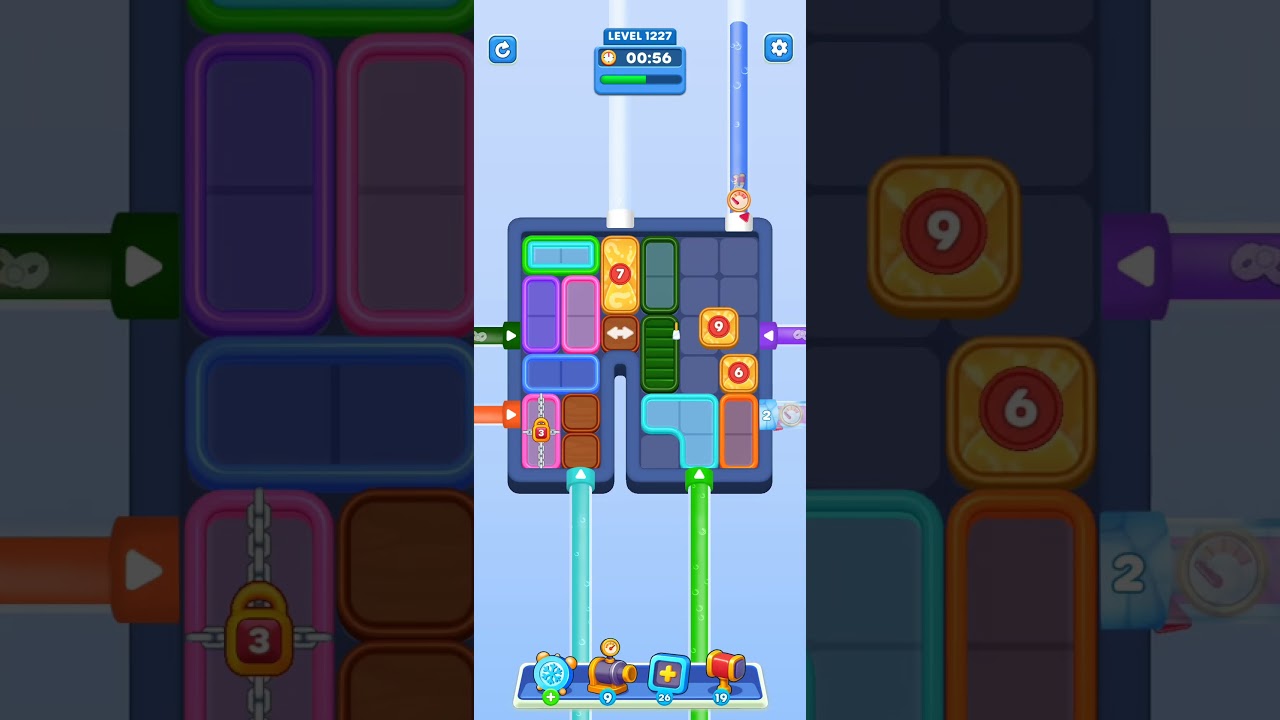 Water Out Puzzle Level 1227: Water Out Puzzle Level 1227