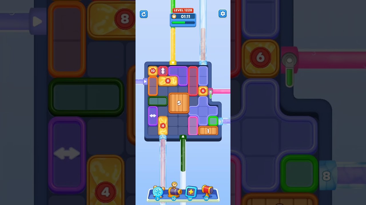 Water Out Puzzle Level 1228: Water Out Puzzle Level 1228