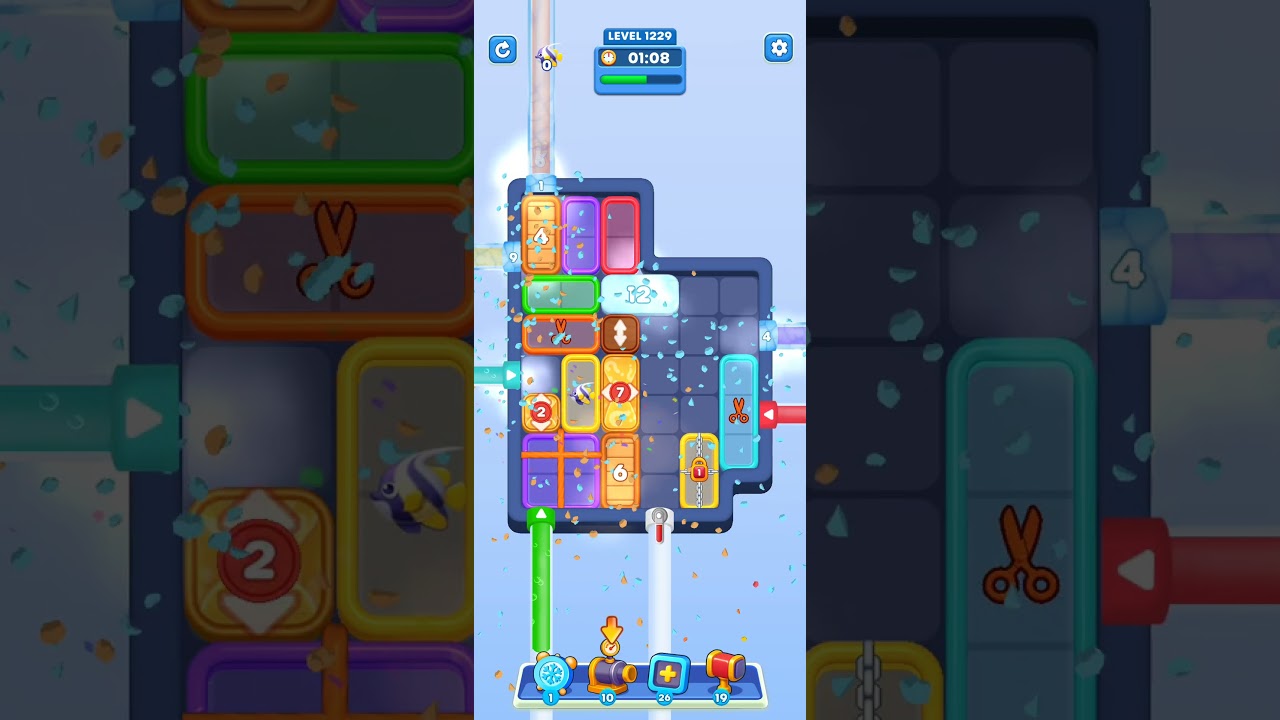 Water Out Puzzle Level 1229: Water Out Puzzle Level 1229