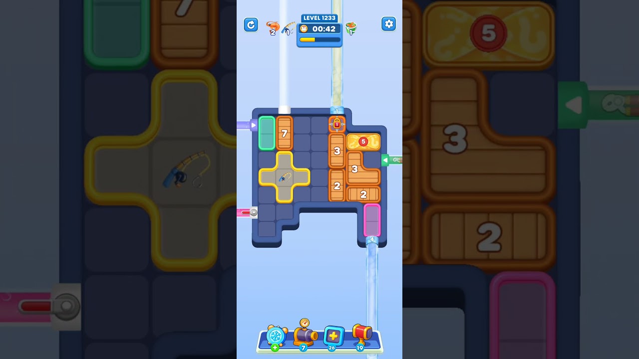 Water Out Puzzle Level 1233: Water Out Puzzle Level 1233