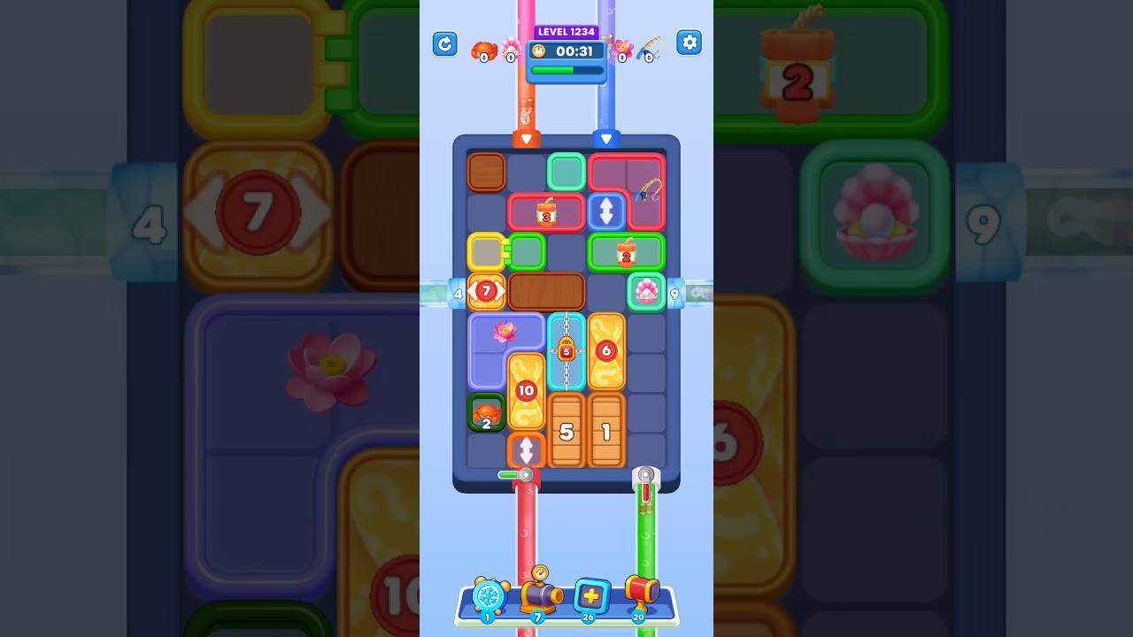 Water Out Puzzle Level 1234: Water Out Puzzle Level 1234