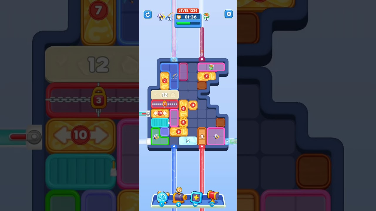 Water Out Puzzle Level 1235: Water Out Puzzle Level 1235