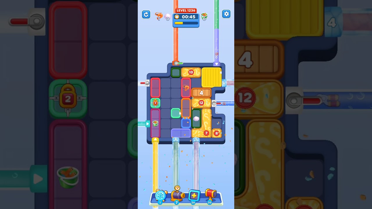 Water Out Puzzle Level 1236: Water Out Puzzle Level 1236