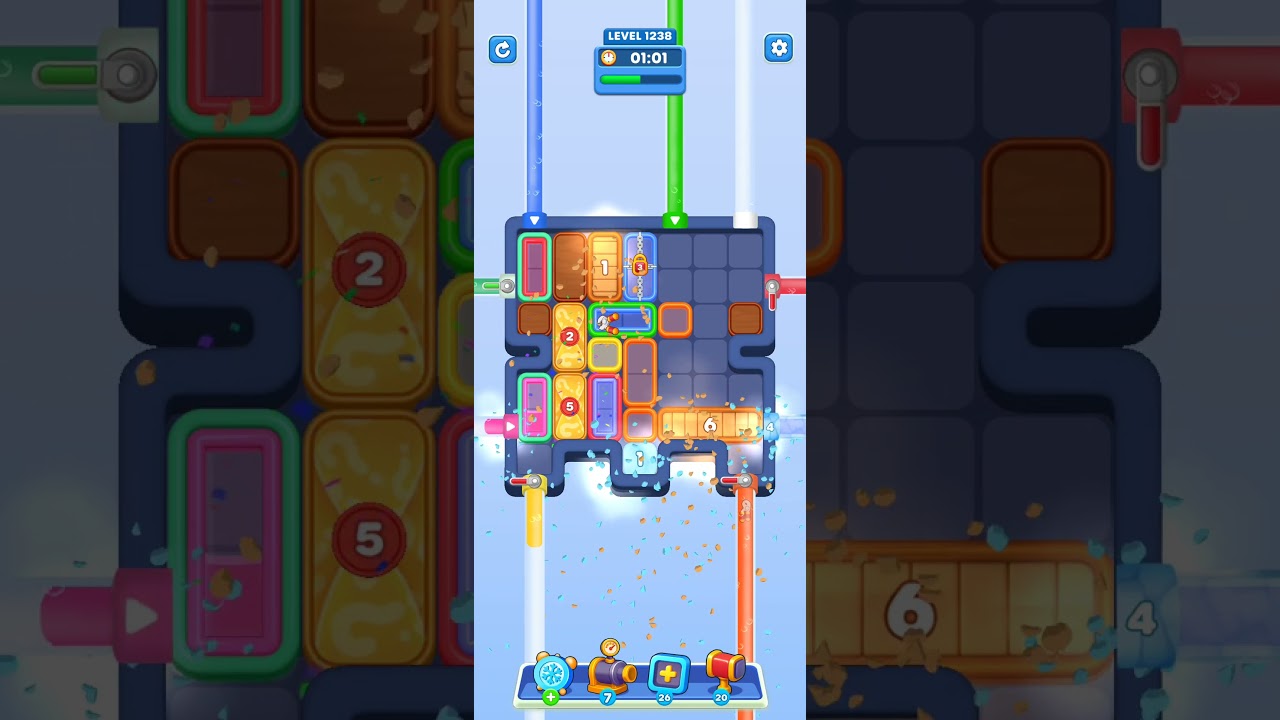 Water Out Puzzle Level 1238: Water Out Puzzle Level 1238