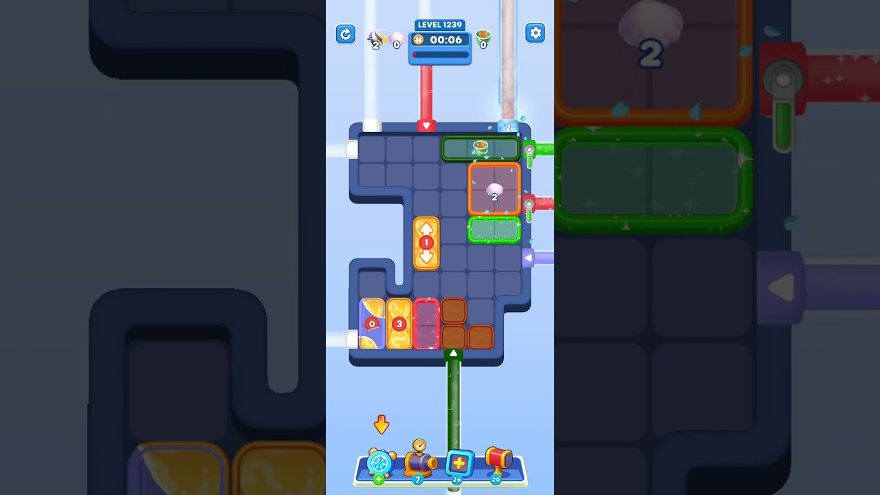 Water Out Puzzle Level 1239: Water Out Puzzle Level 1239
