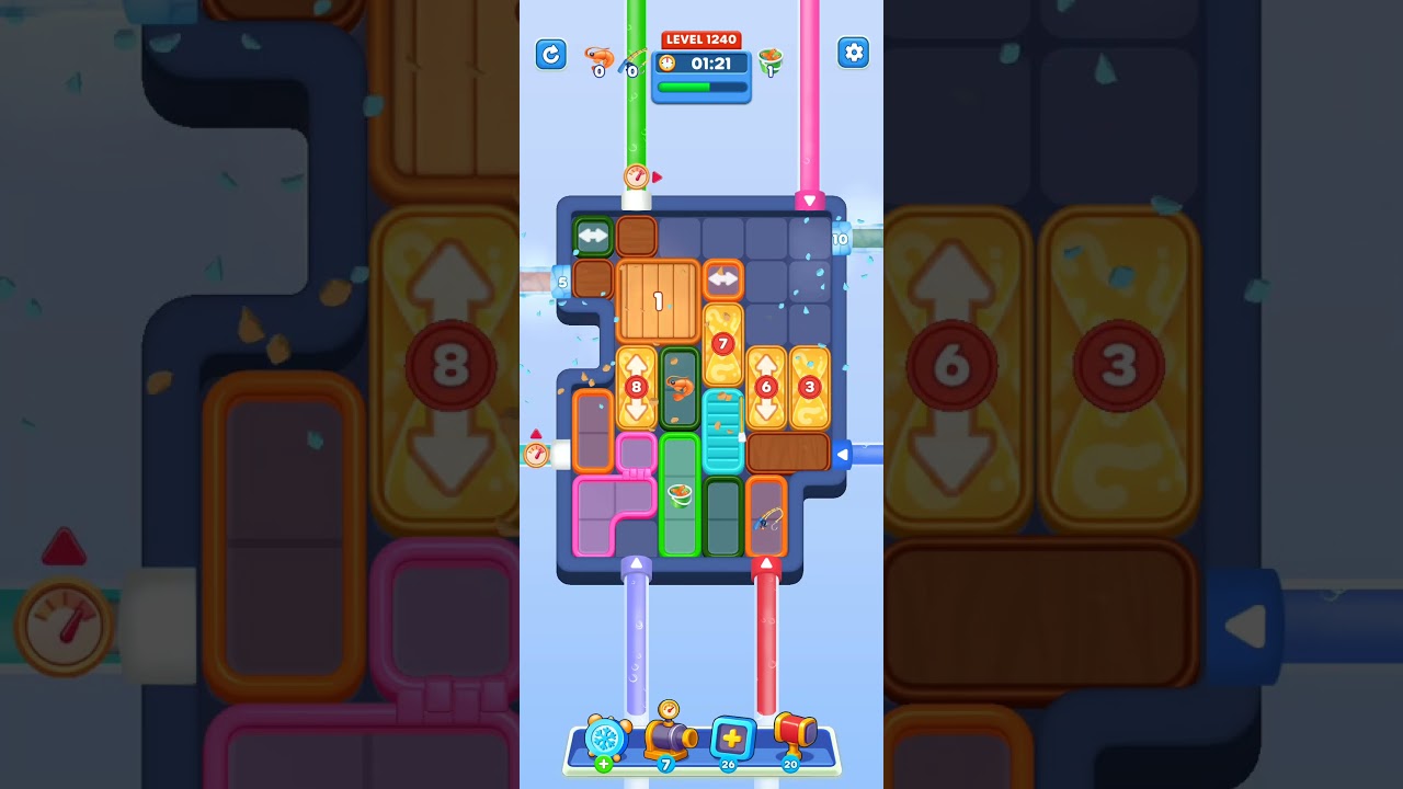 Water Out Puzzle Level 1240: Water Out Puzzle Level 1240